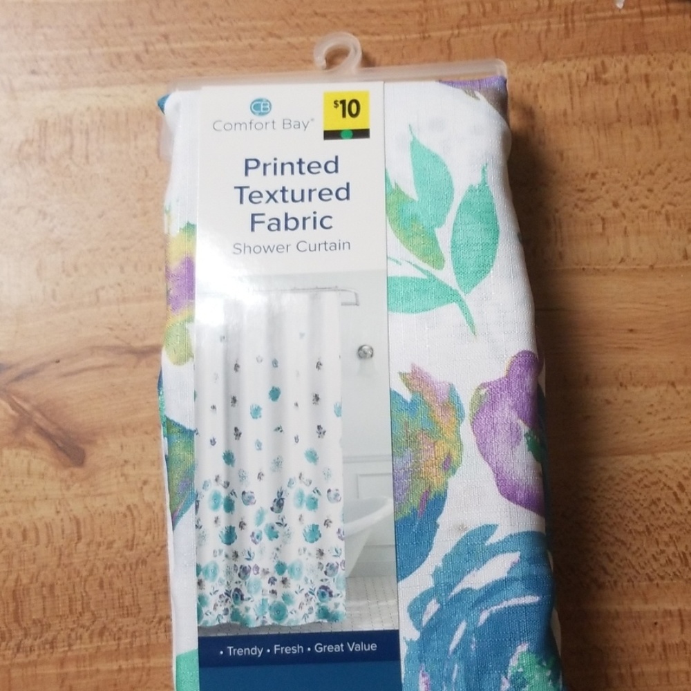 Comfort baby fabric shower curtain
